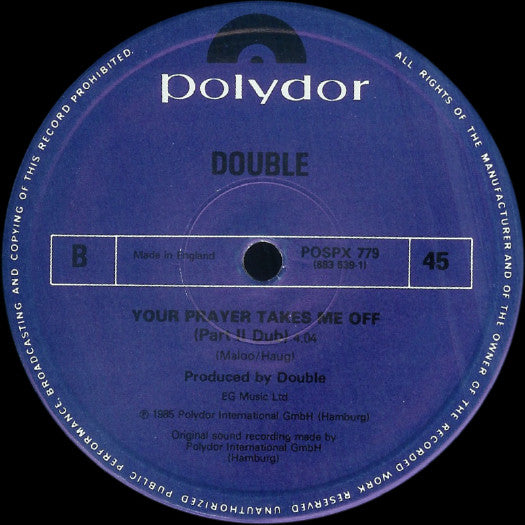 Double : The Captain Of Her Heart / Your Prayer Takes Me Off Part II (Dub) (12", Single)