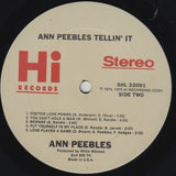 Ann Peebles : Tellin' It (LP, Album, Ter)