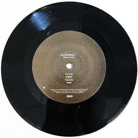 Aloe Blacc : About Love (7", Ltd, Promo)