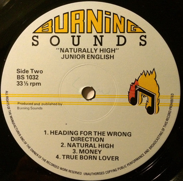 Junior English : Naturally High (LP, Album)