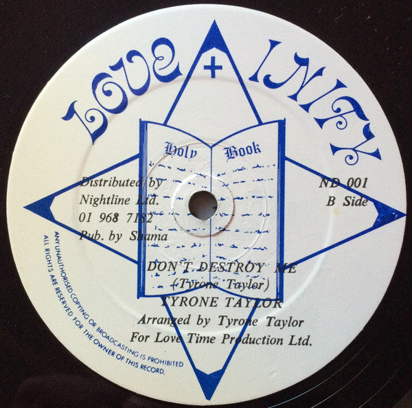 Tyrone Taylor : Cottage In Negrill (12")