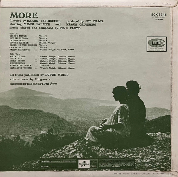 The Pink Floyd* : Soundtrack From The Film "More" (LP, Album, RE)