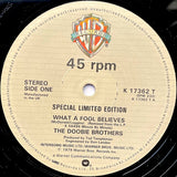 The Doobie Brothers : What A Fool Believes (12", Ltd)