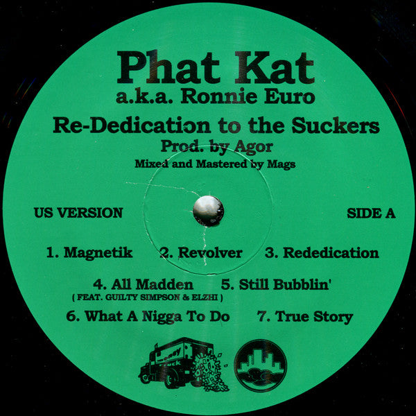 Phat Kat : Re-Dedication To The Suckers (U.S. Version) (12", EP)