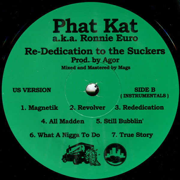 Phat Kat : Re-Dedication To The Suckers (U.S. Version) (12", EP)