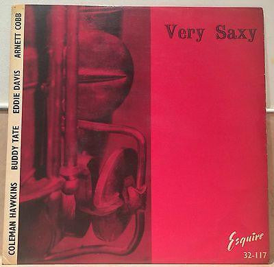 Eddie "Lockjaw" Davis - Buddy Tate - Coleman Hawkins - Arnett Cobb : Very Saxy (LP, Album, Mono)