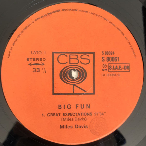 Miles Davis : Big Fun (2xLP, Album)