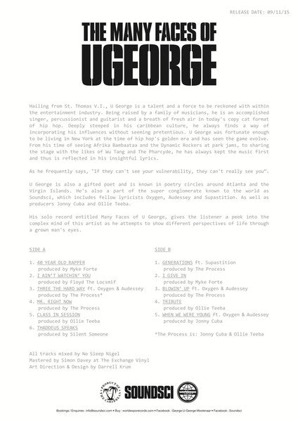 UGeorge* : The Many Faces Of (LP, Album)