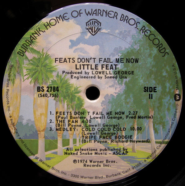 Little Feat : Feats Don't Fail Me Now (LP, Album, RP, Pit)