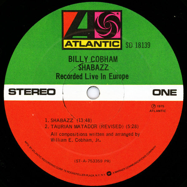 Billy Cobham : Shabazz (LP, Album, Pre)