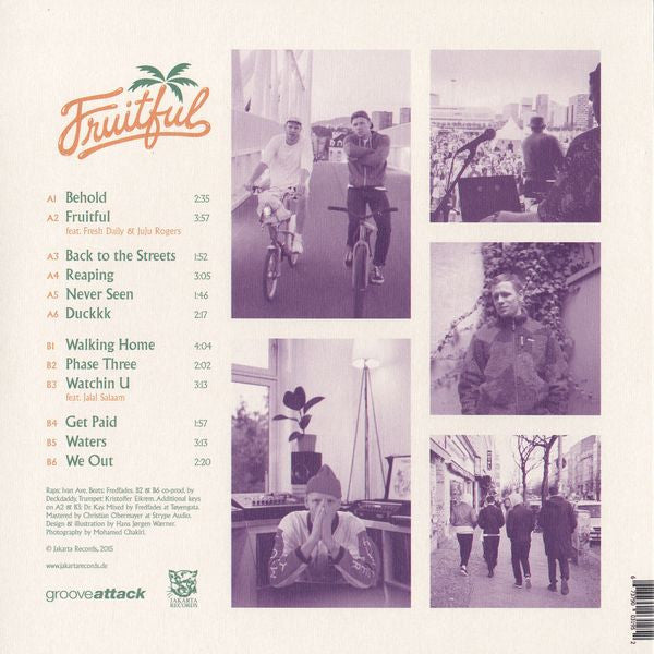 Fredfades & Ivan Ave : Fruitful (LP, Album)