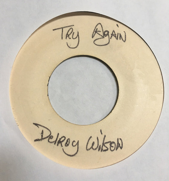 Delroy Wilson, The Aggrovators : Try Again (7", W/Lbl)
