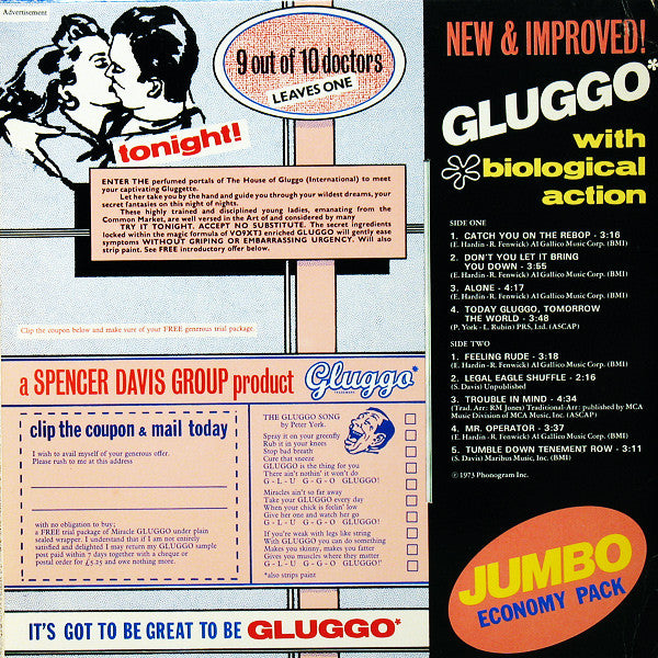 The Spencer Davis Group : Gluggo (LP, Album, Pit)