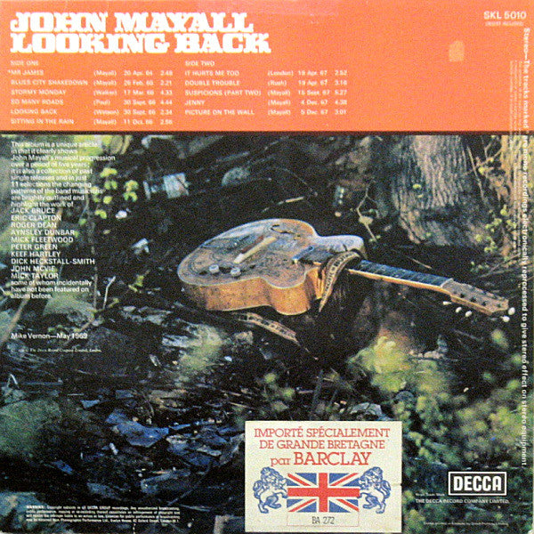John Mayall : Looking Back (LP, Album, Comp, RE)