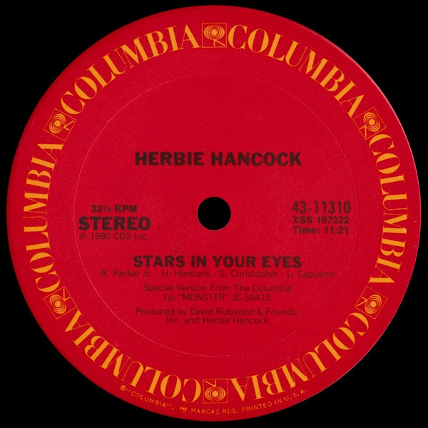 Herbie Hancock : Go For It / Stars In Your Eyes (12")