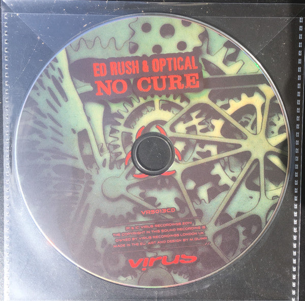 Ed Rush & Optical : No Cure (2x12" + CD, Album)