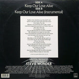 Stevie Wonder : Keep Our Love Alive (12", Single)