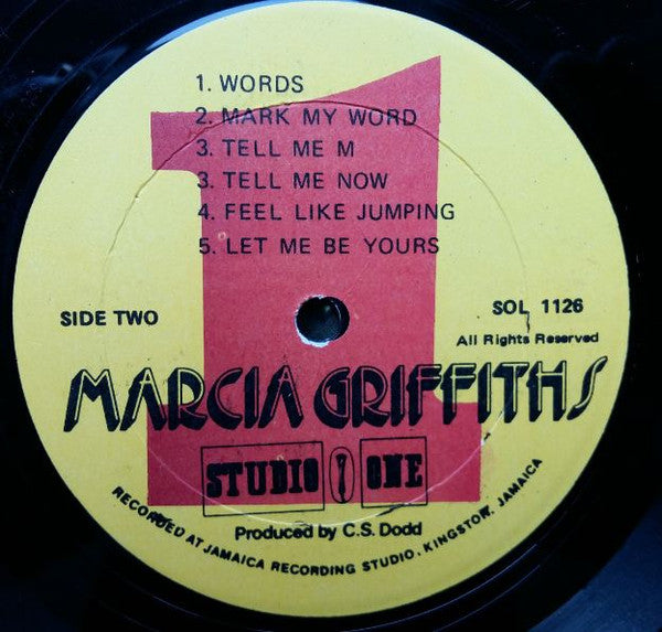 Marcia Griffiths : At Studio One (LP, Album, RP)