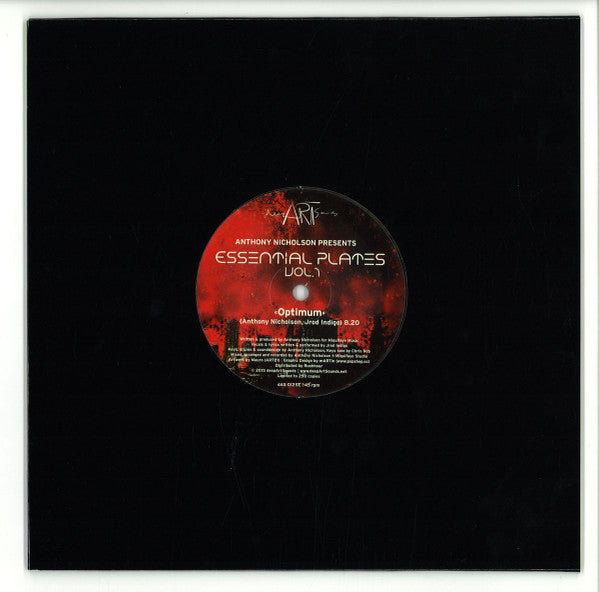 Anthony Nicholson : Essential Plates Vol.1 (10", Ltd, Smo)