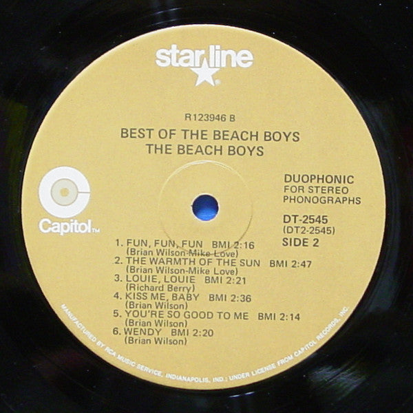 The Beach Boys : Best Of The Beach Boys - Vol. 1 (LP, Comp, Club, RE, Ind)