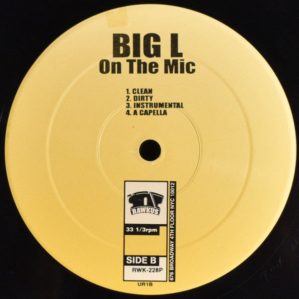 Big L : Flamboyant / On The Mic (12", Promo)