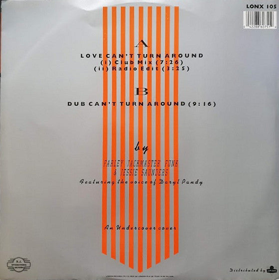 Farley "Jackmaster" Funk & Jesse Saunders : Love Can't Turn Around (12")