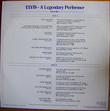 Elvis Presley : A Legendary Performer - Volume 3 (LP, Comp, Yel)