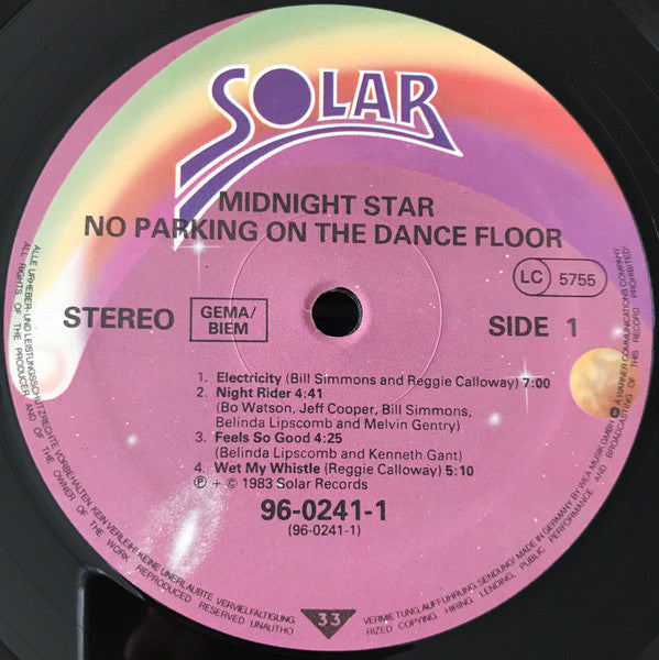 Midnight Star : No Parking On The Dance Floor (LP, Album)