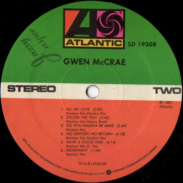 Gwen McCrae : Gwen McCrae (LP, Album, SP)