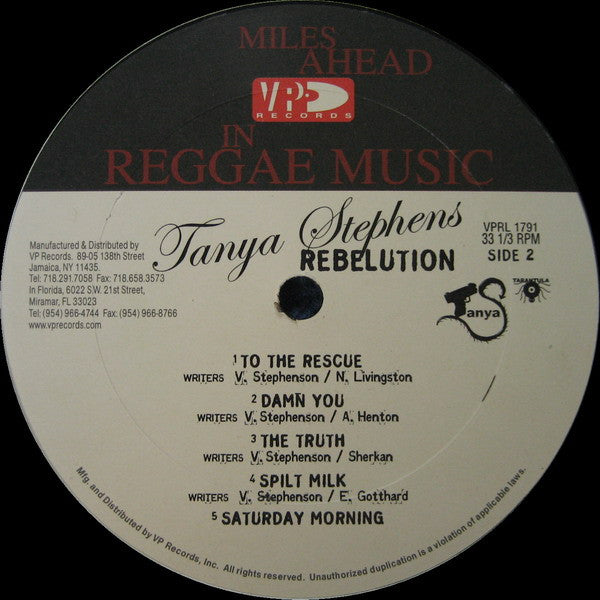 Tanya Stephens : Rebelution (2xLP, Album)