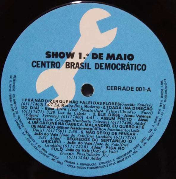 Various : Show 1º De Maio (LP, Album)