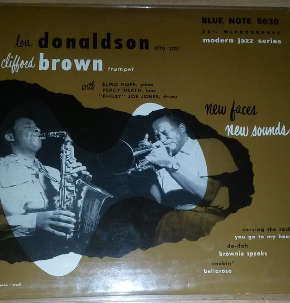 Lou Donaldson - Clifford Brown : New Faces – New Sounds (LP, Album, Promo, RE)