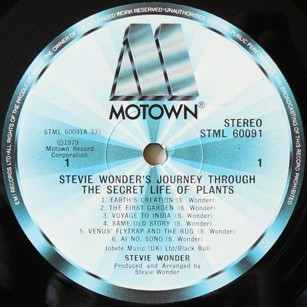Stevie Wonder : Journey Through The Secret Life Of Plants (2xLP, Album)