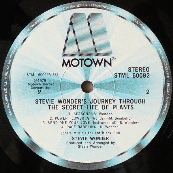Stevie Wonder : Journey Through The Secret Life Of Plants (2xLP, Album)