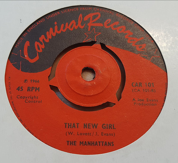 Manhattans : Can I? / That New Girl (7", Single)