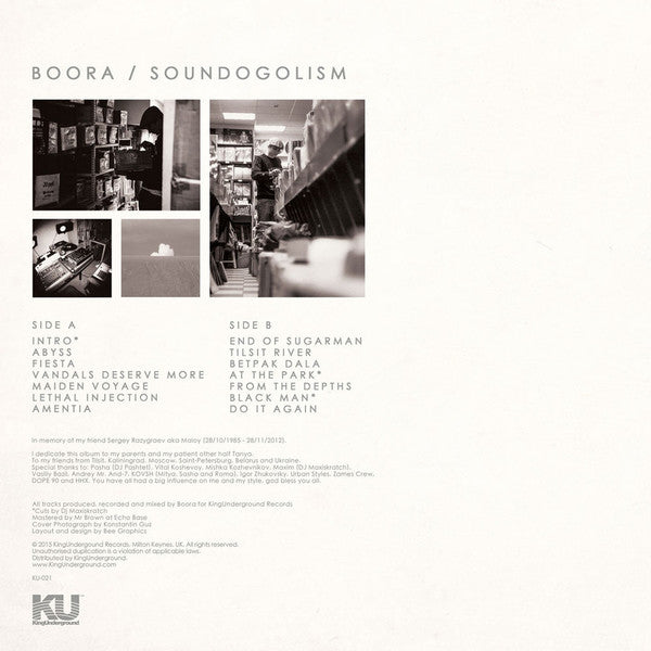 Boora : Soundogolism (LP, Album, Dlx, Ltd, Blu)