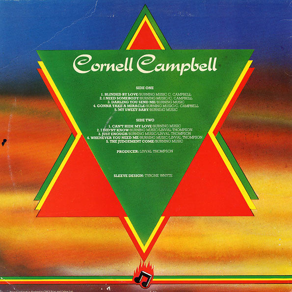 Cornell Campbell : Sweet Baby (LP, Red)