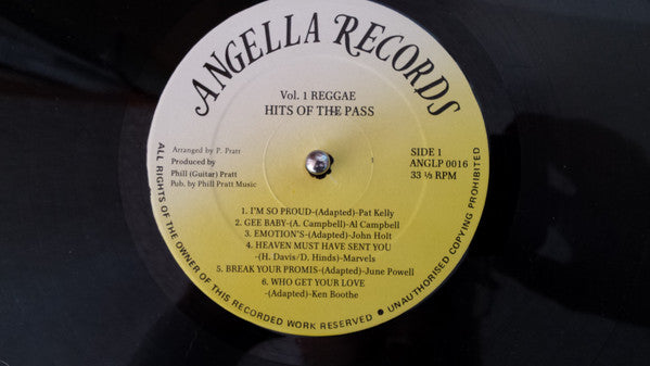 Various : Hits Of The Past Vol. 1 (LP, Comp)