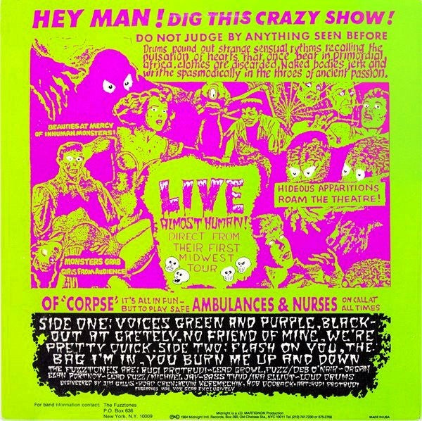 The Fuzztones : Leave Your Mind At Home (LP, MiniAlbum)