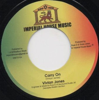 Vivian Jones : Carry On (7")