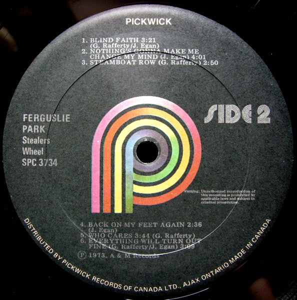 Stealers Wheel : Ferguslie Park (LP, Album, RE, RM)