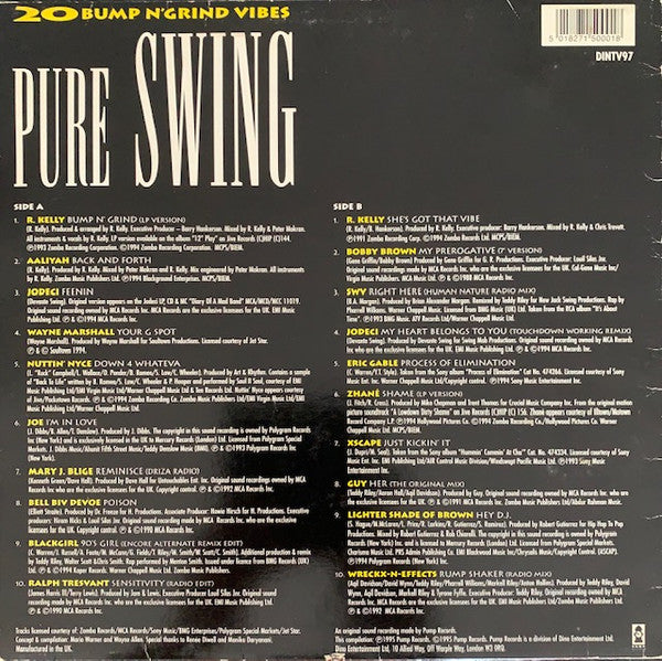 Various : Pure Swing (LP, Comp)