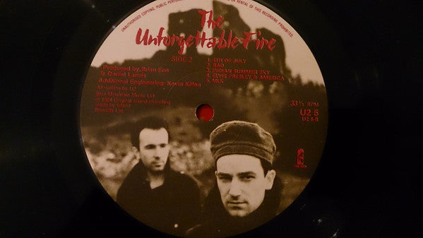 U2 : The Unforgettable Fire (LP, Album)