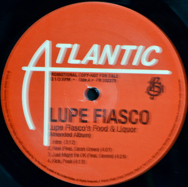 Lupe Fiasco : Lupe Fiasco's Food & Liquor (2xLP, Album, Promo)