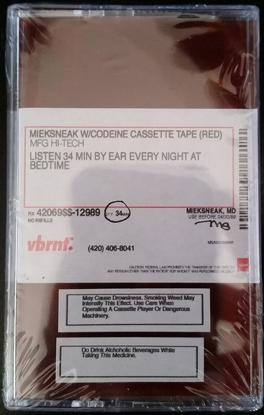 mieksneak.* : W/ Codeine (Cass, Album, Ltd, Red)