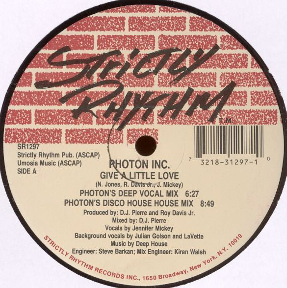 Photon Inc. : Give A Little Love (12")