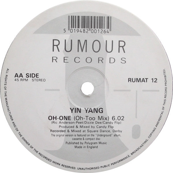 Dayglo Dreams / Yin Yang : Arcadia / Oh-One [The Candy Flip Remixes] (12")