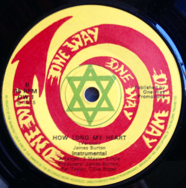 James Burton (5) : How Long My Heart (7")