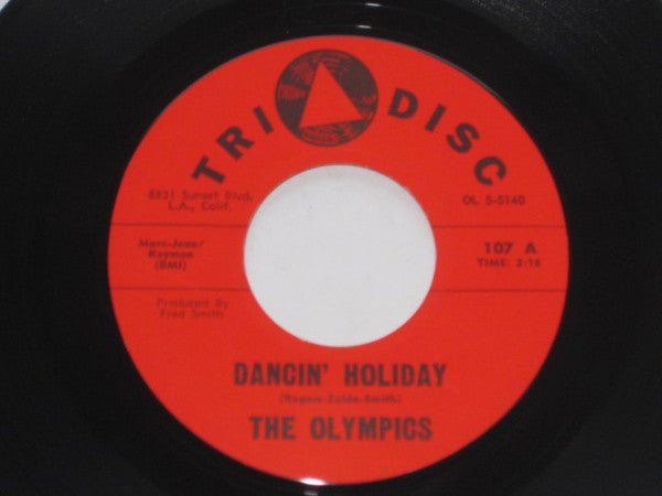 The Olympics : Dancin' Holiday (7", Single, Sty)