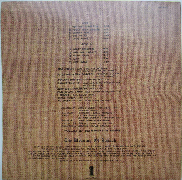 Bob Marley & The Wailers : Rastaman Vibration (LP, Album, Tex)